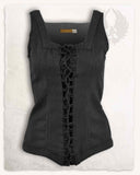 Bodice Ursula, cotton, black