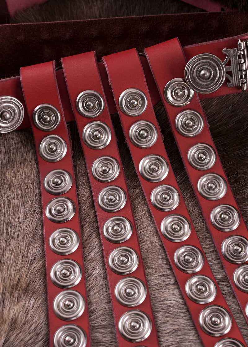 Romeinse cingulum Mainz rood, 134 cm