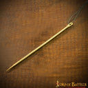 Messingen naalden, set van 6 stuks