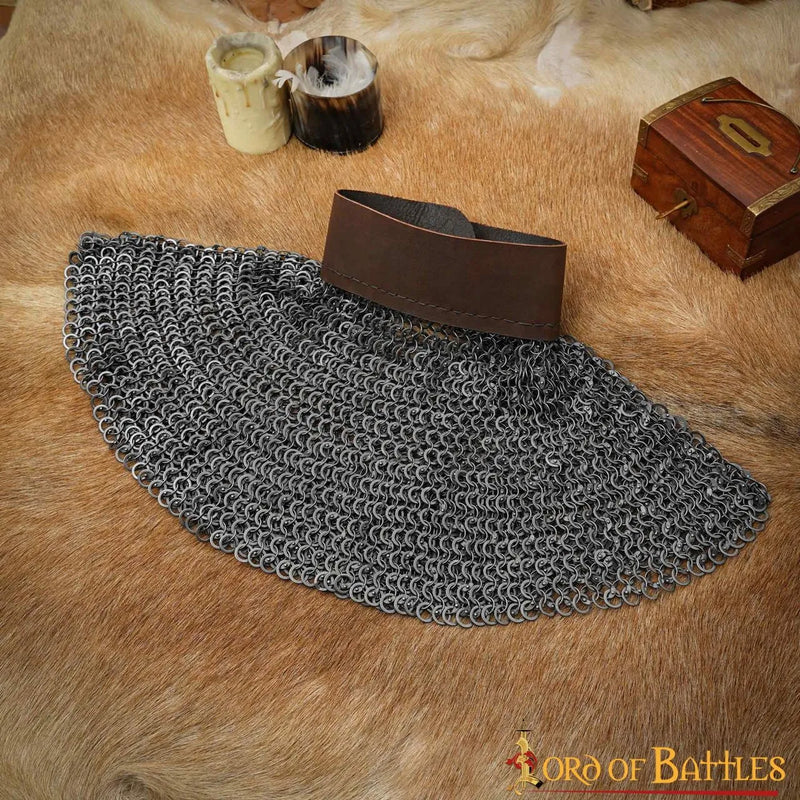 Maliën standard, gemixt geklonken ronde ringen, 9mm