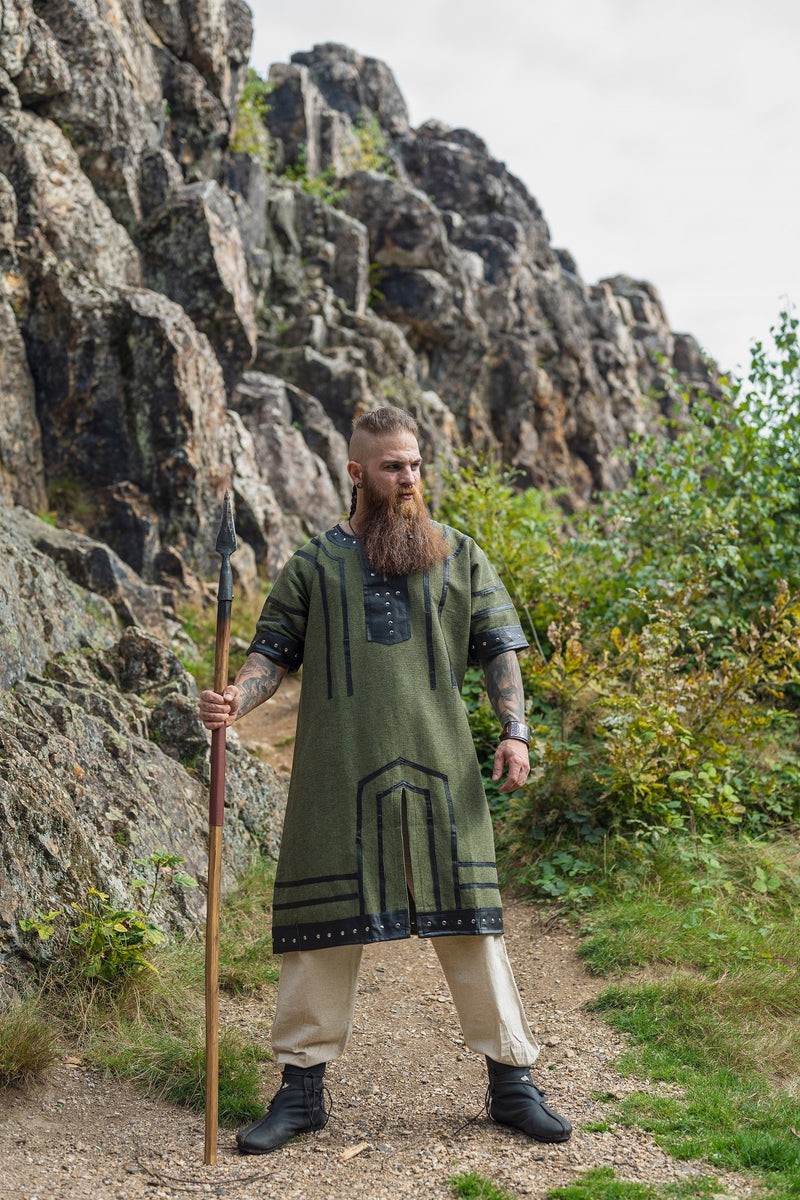 Viking tuniek Rollo, groen