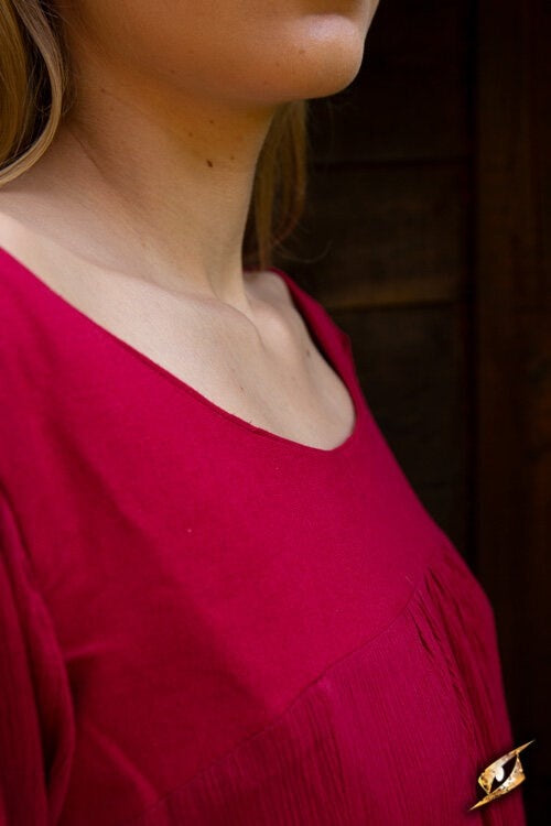 Robe Renaissance Lucretia, rouge 