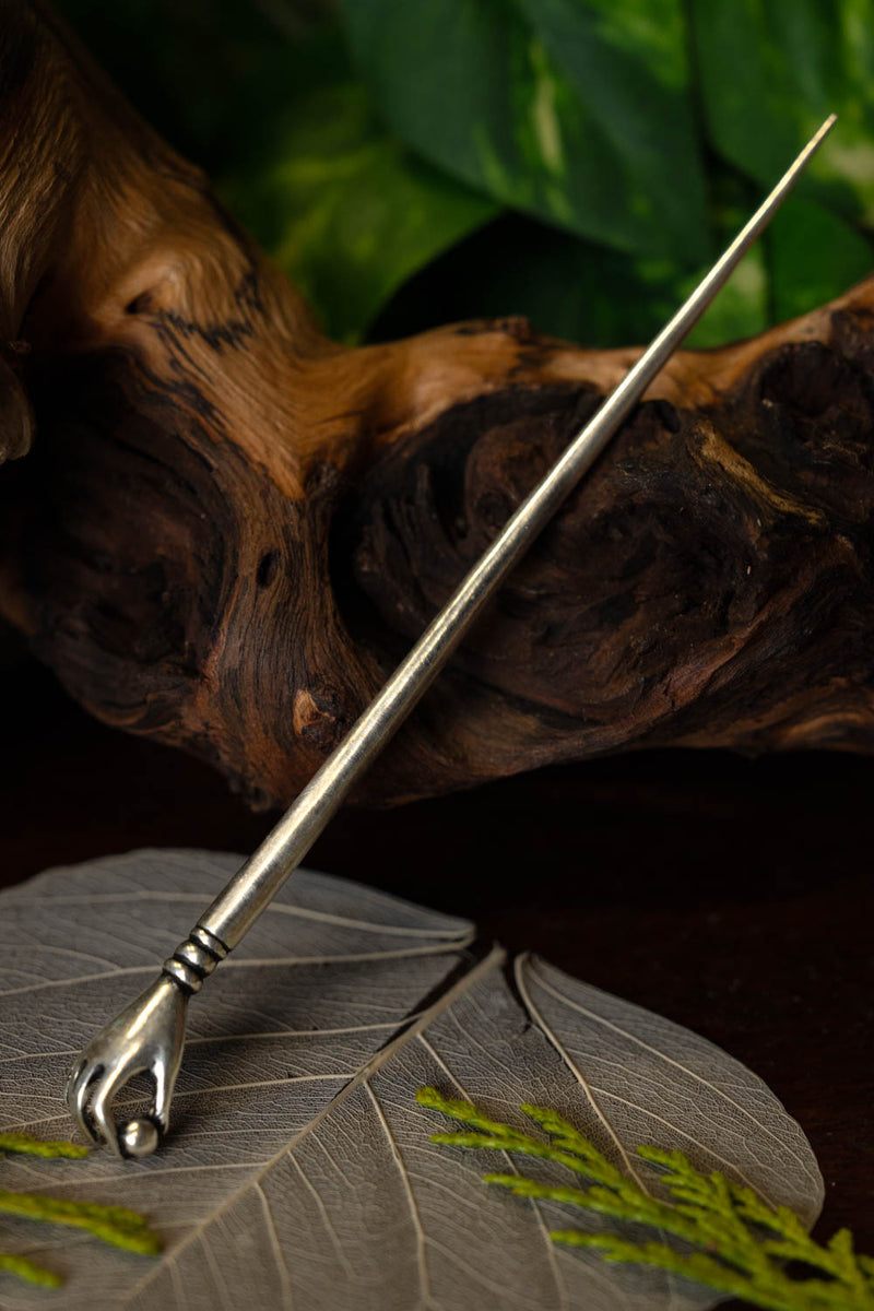 Roman hairpin Silchester, silvered bronze