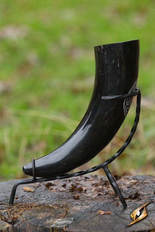 Drinking horn stand hand-forged XL