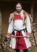 Vikingtuniek Viborg, naturel-rood