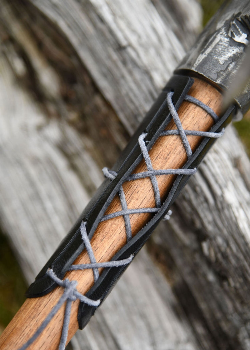 Étui en cuir pour hache, noir 