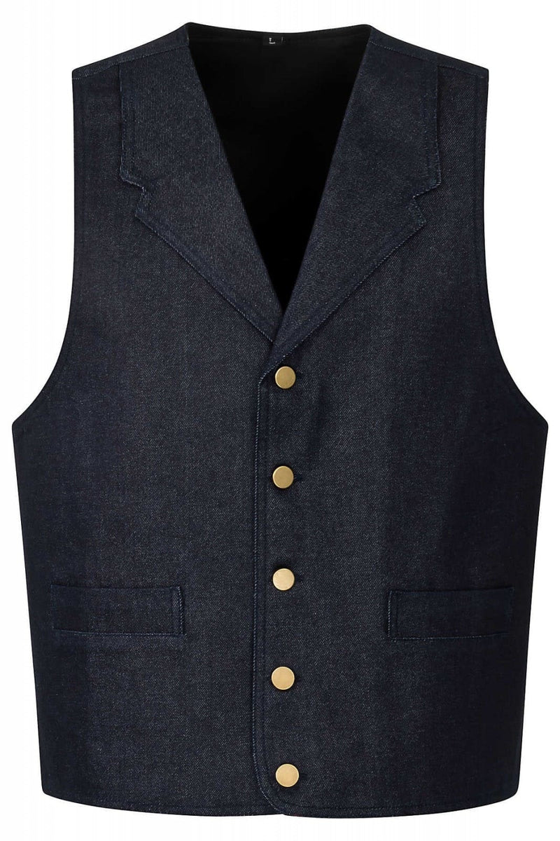 1920 vest Harold, blauw