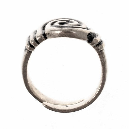 Angelsaksische ring 7e-8e eeuws, verzilverd brons