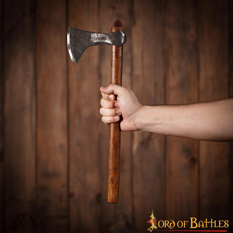 Battle-ready Viking axe skeggox, type B, blunt (battle-ready)
