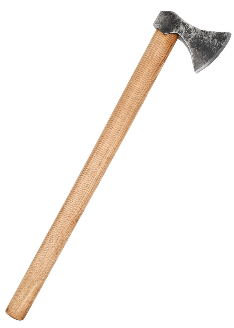 Viking hache, forgée à la main acier, type G, semi-tranchante 