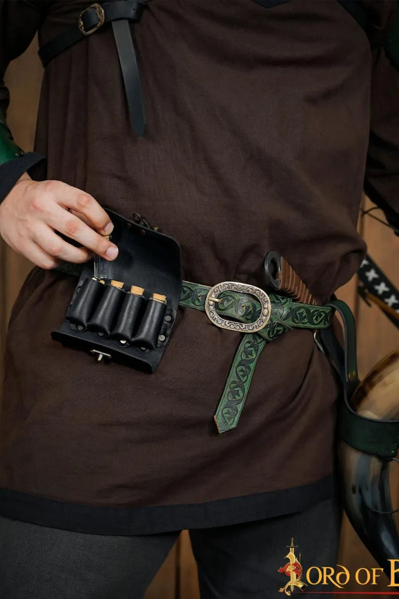 Magic Drink Bag mit 4 Flaschen, grün