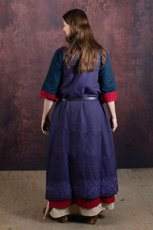 Hangeroc Alva vissegraatmotief lila