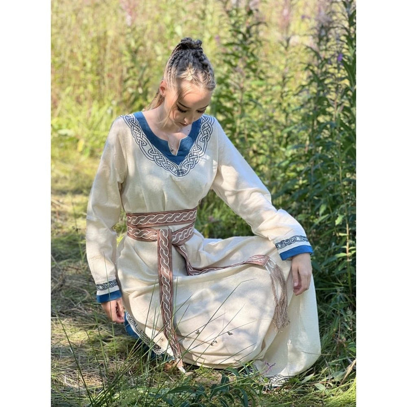 Vikingo cinturón Elina, 235 cm, marrón 