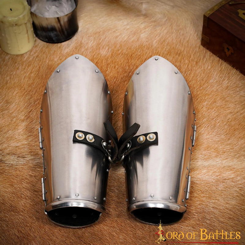 Brassards du 15ème siècle, canons d'avant-bras, 1,6 mm 