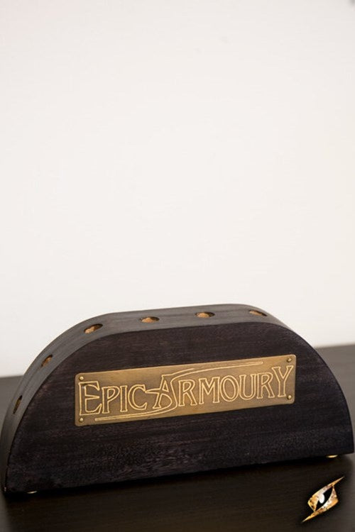 Houten standaard voor toverstokken