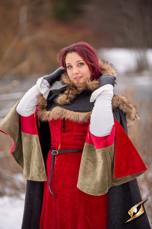 Kaproen Geralt, zwart, wolmix