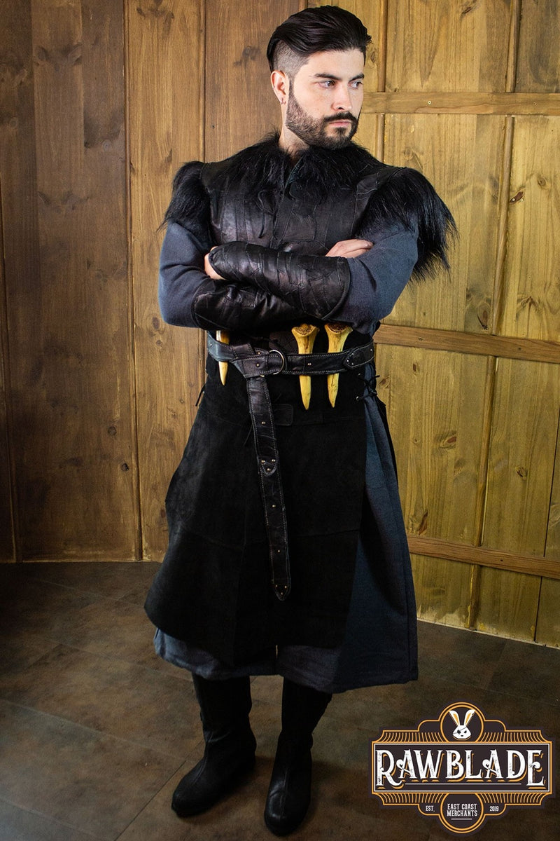 Rabenlederwams, schwarz 