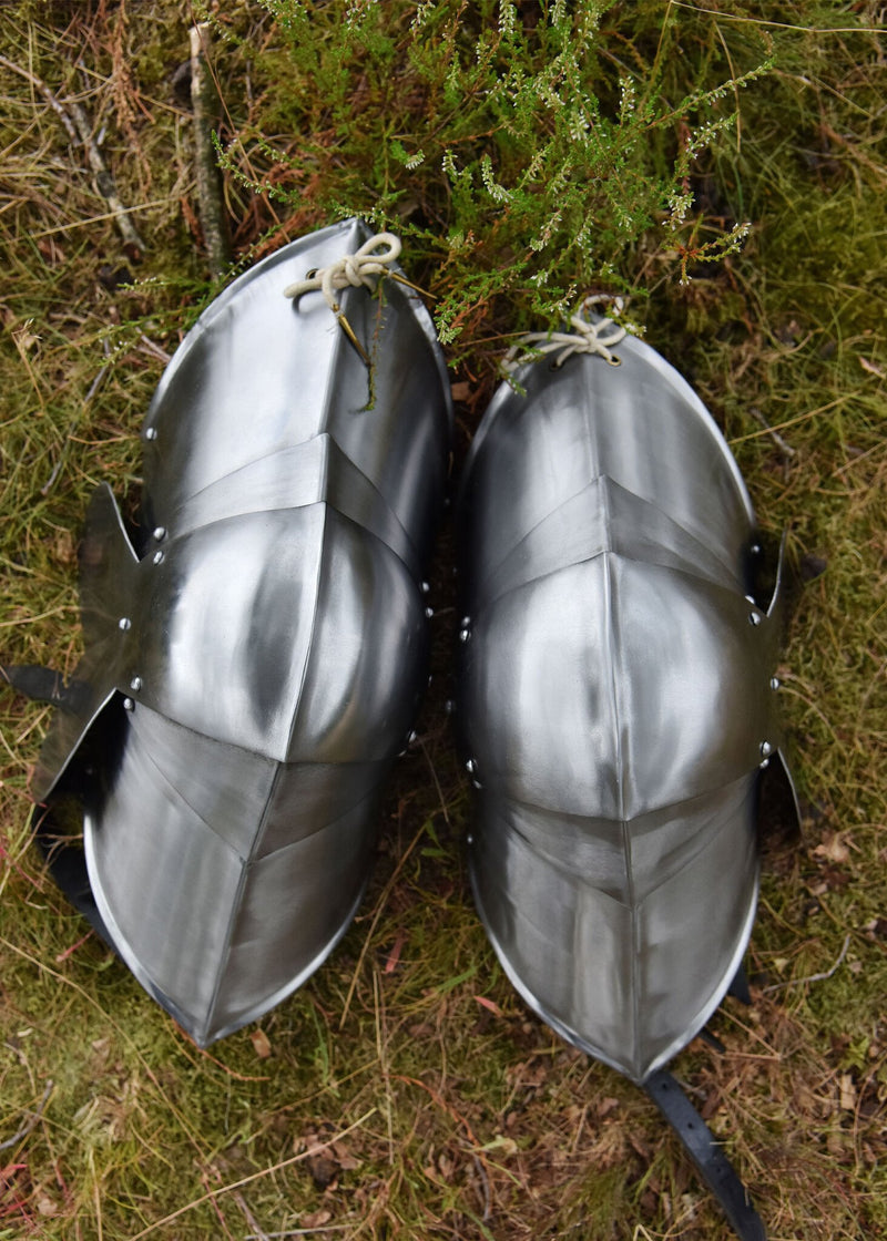 Poleyns du 15ème siècle, 1,6 mm 