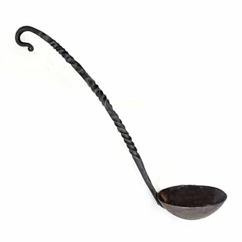 Medieval iron spoon