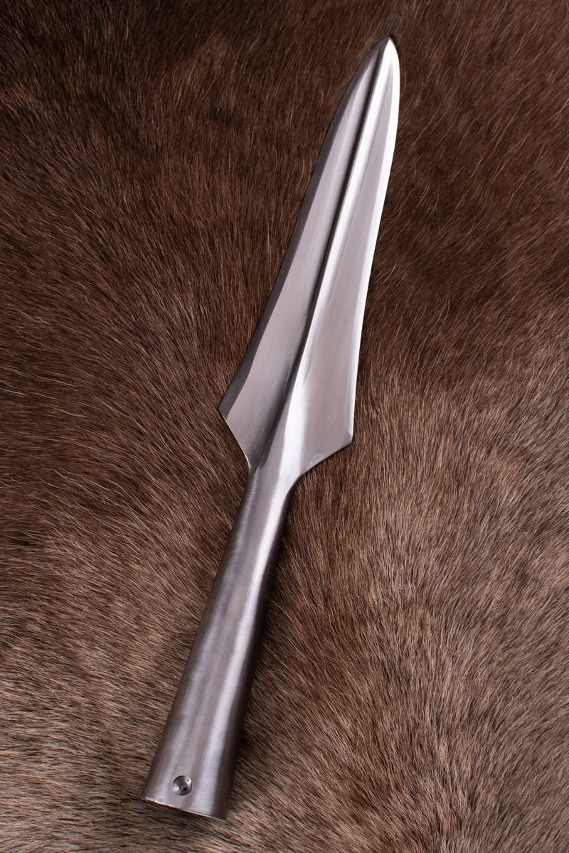 pointe de lance médiévale, env. 33 cm, semi-tranchant 