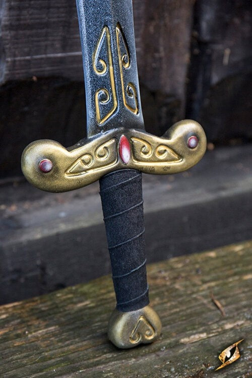 LARP sværd ædelsten 60 cm 