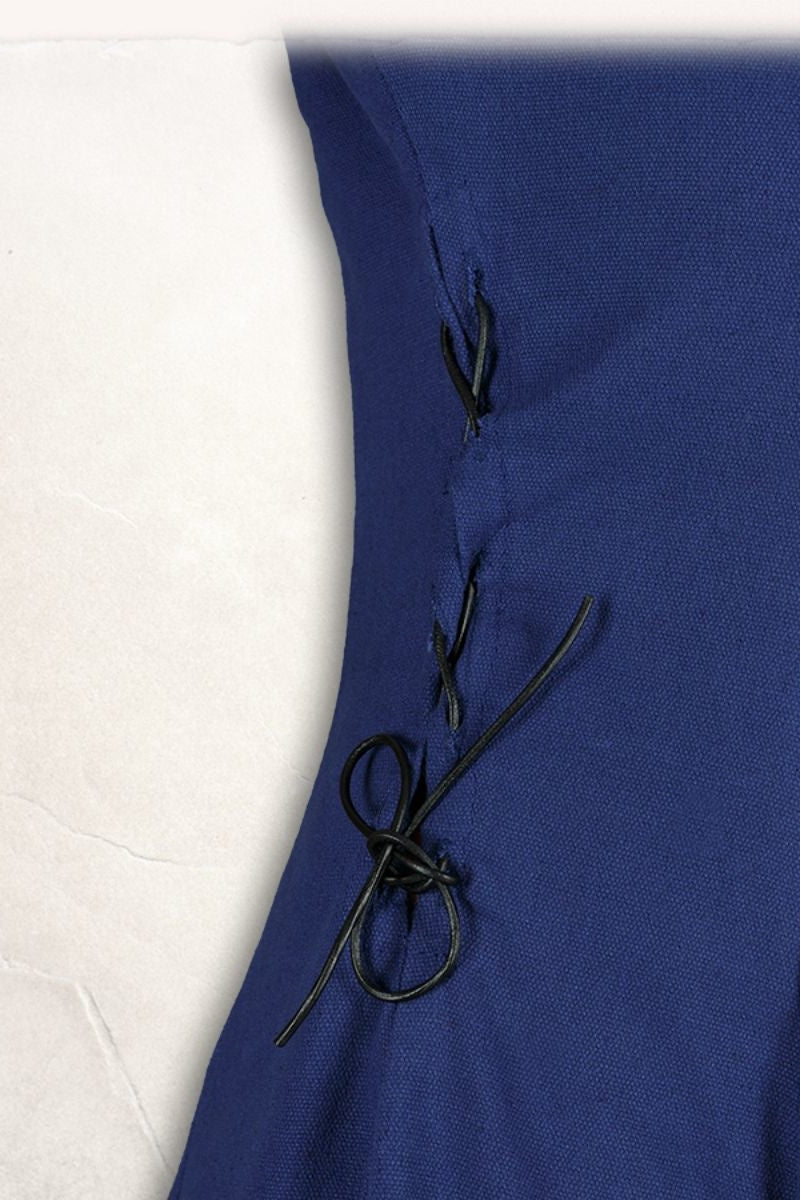 Medieval vestido Lenora, azul 