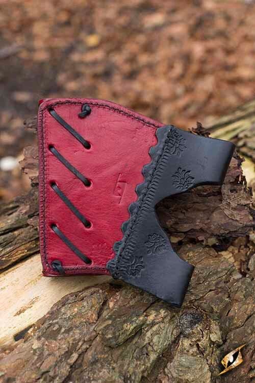 LARP zwaardhouder Imperial, rood-zwart