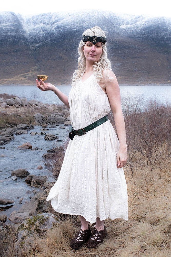 Godinnen Jurk Hera, beige