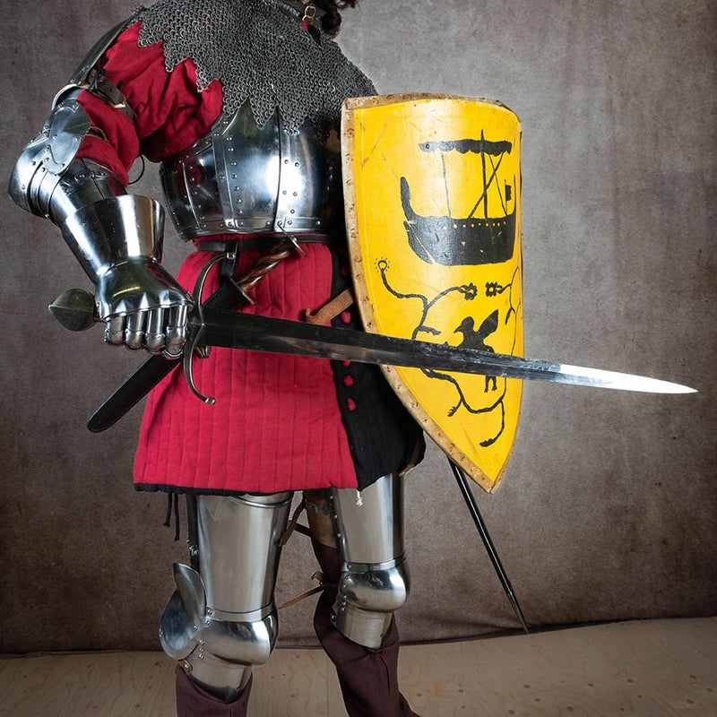 Mittelalterlicher Ritter Schild, unbemalt 