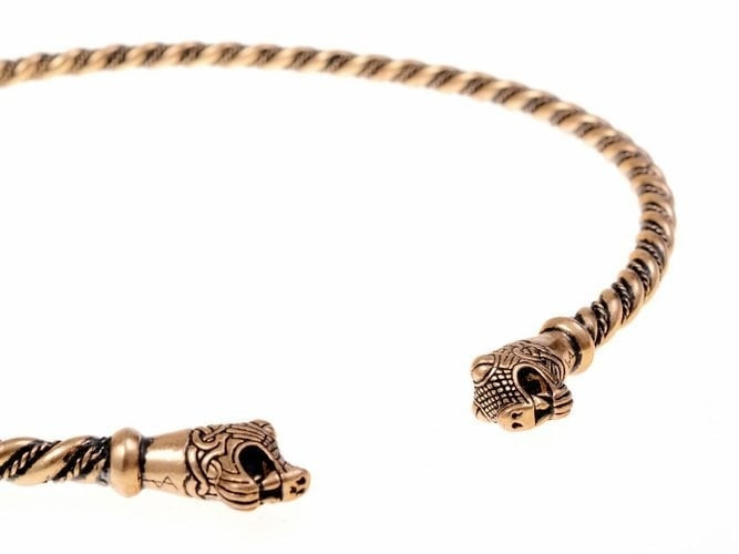 Vikingtorc Oseberg, bronce 