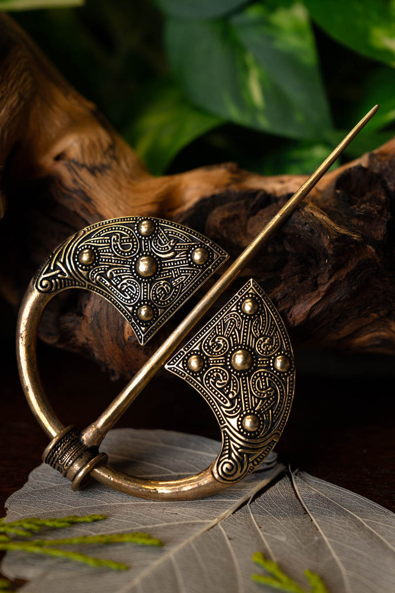 Gälische Brosche Ballypellan, Bronze