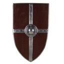 Medieval knight shield with umbo