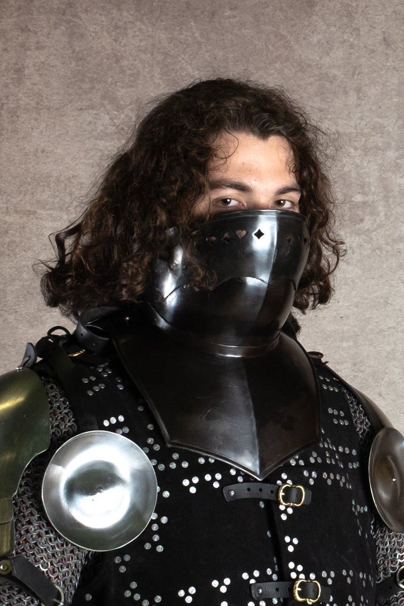 15e eeuwse bevor, gebronsd, 1.6 mm