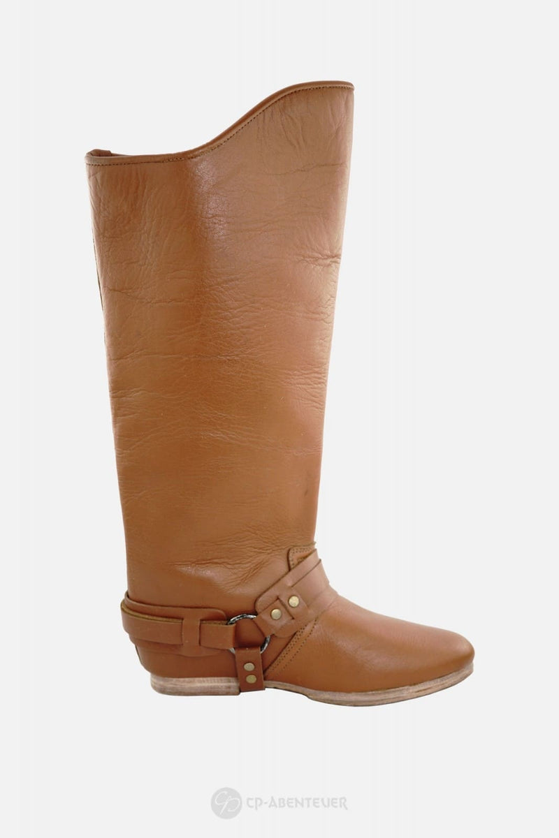 Musktierslaarzen Heroldus, middeleeuws, bruin