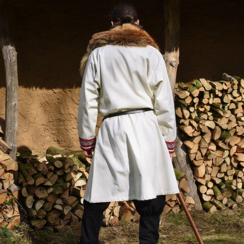 Vikingtuniek Viborg, naturel-rood