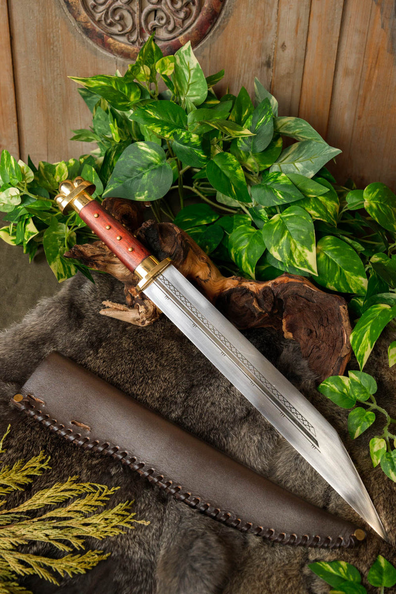 Merovingian seax British Museum, semi-sharp