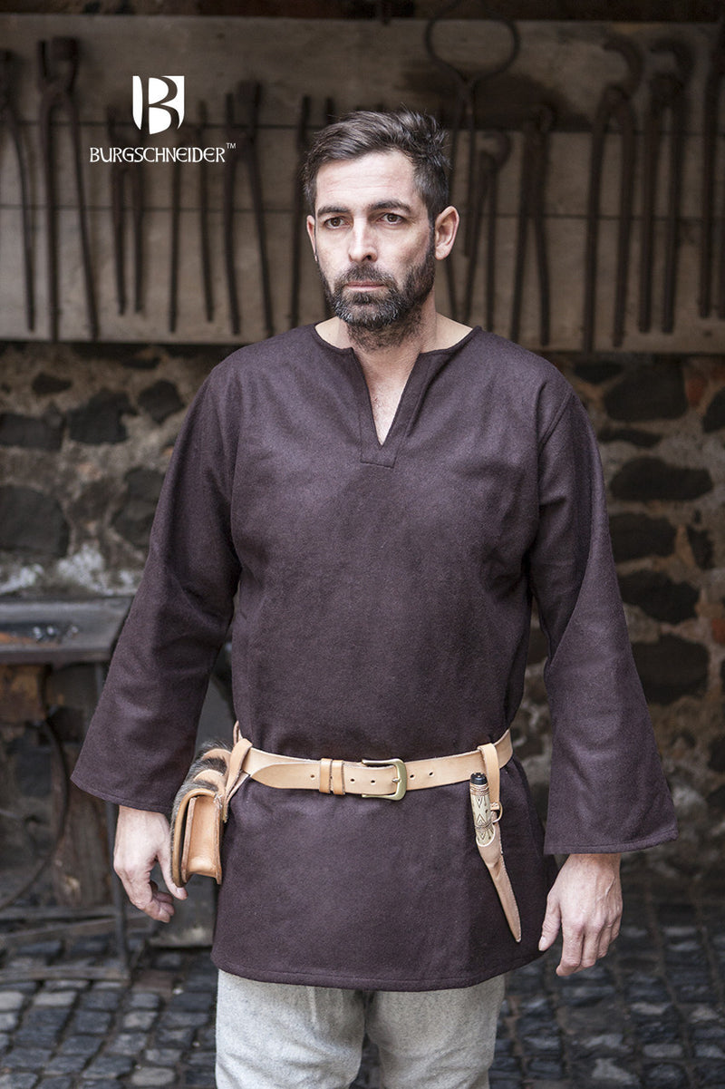 Tuniek Lodin, bruin, wolmix