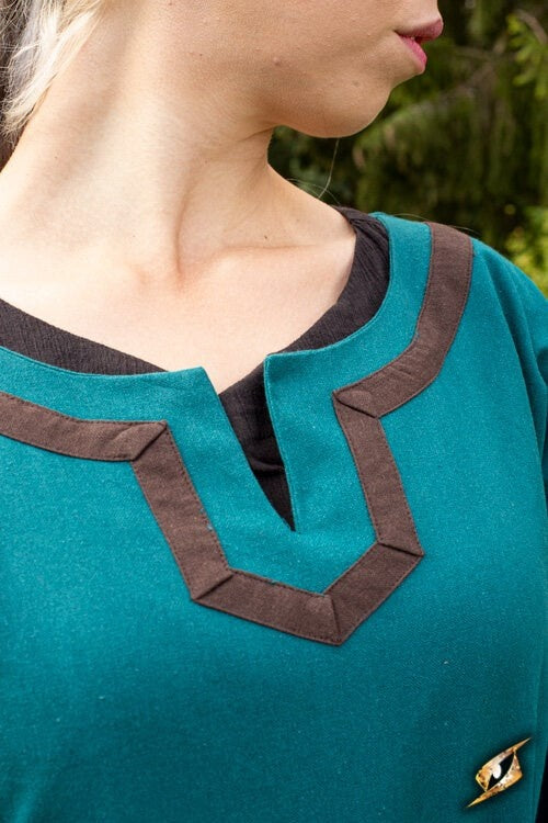 Vikingjurk Astrid, azuur-bruin