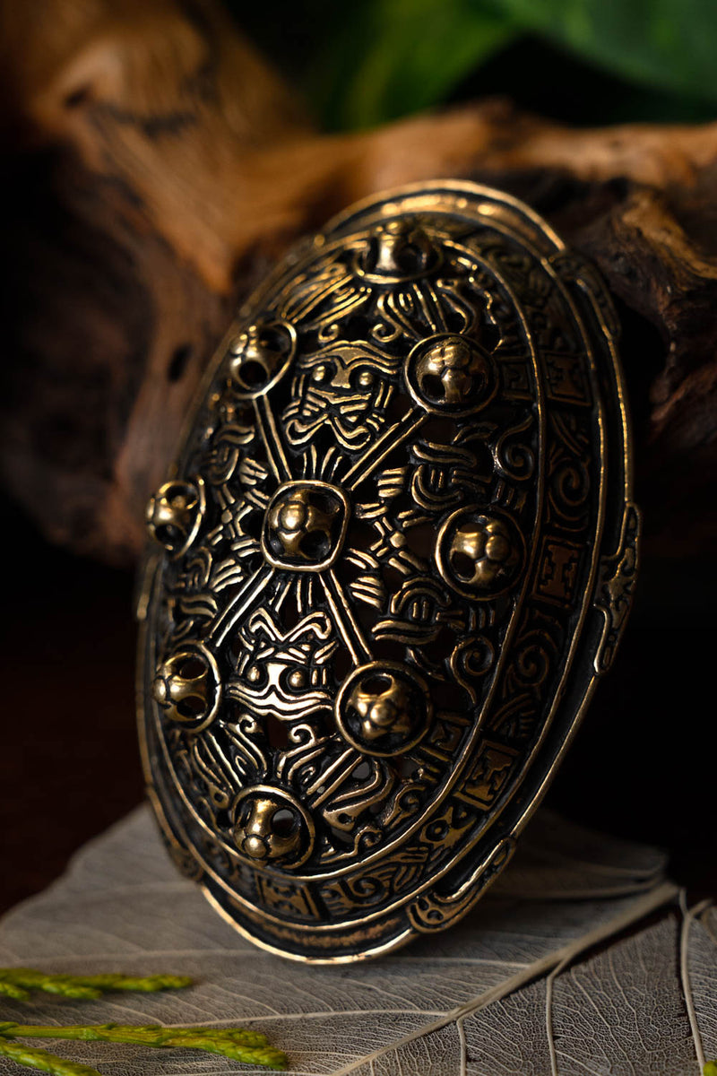 Viking tarcza brosza British Museum, brązowy, cena za sztukę 