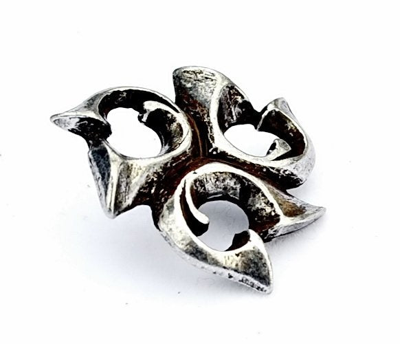 Roman trumpet belt fitting, silvered