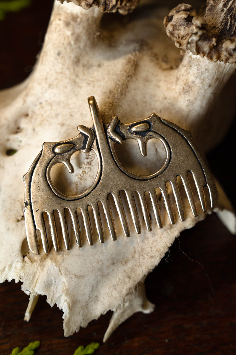 Wikingerkamm im Ringerike-Stil, Bronze 