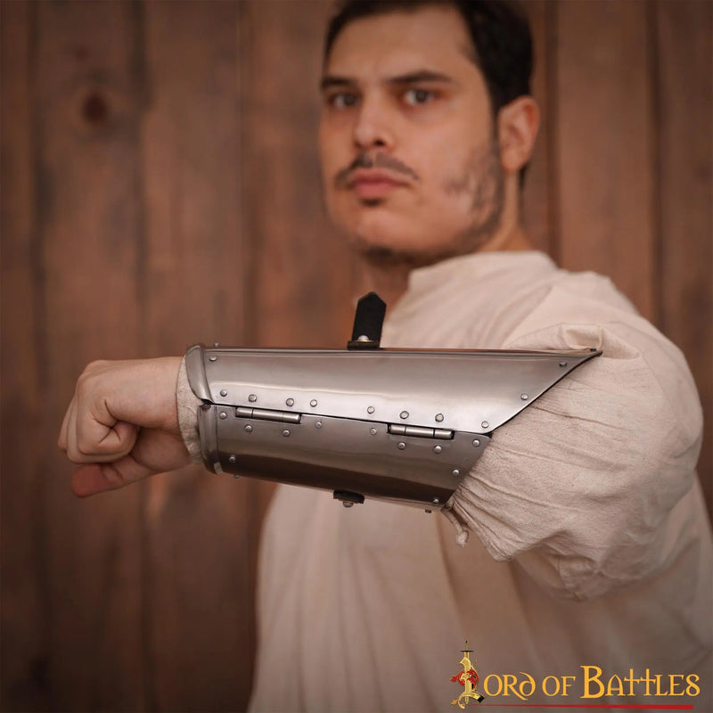 Brassards du 15ème siècle, canons d'avant-bras, 1,6 mm 