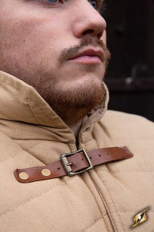Medieval gambesón beige 