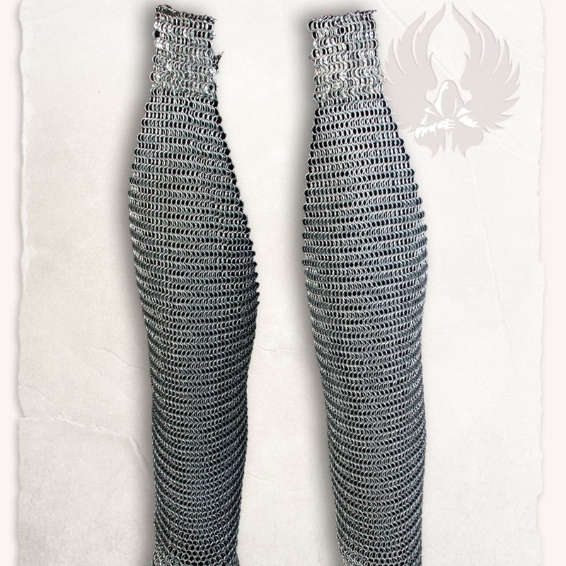 Maliën chausses Richard, ongeklonken ronde ringen, 8 mm