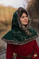 Hood with Bontrand Gisla, Green