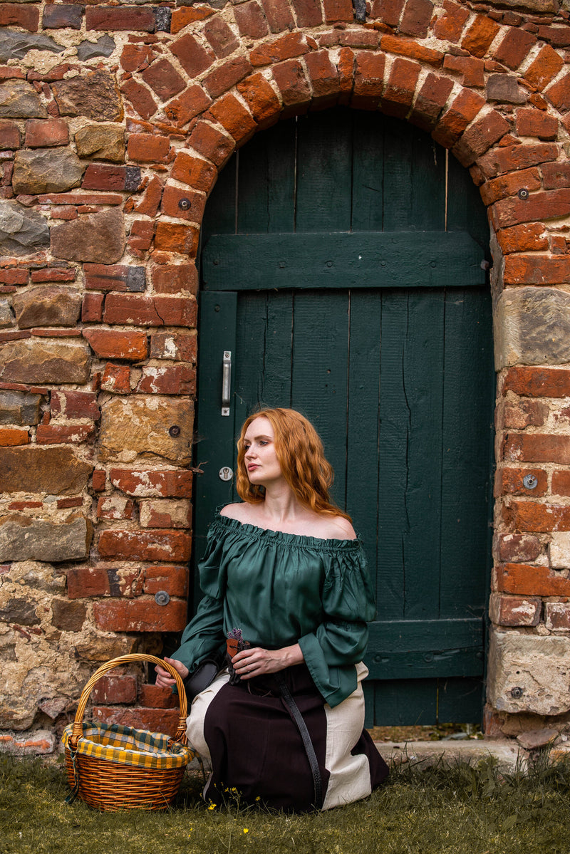 Chemisier Renaissance, vert 