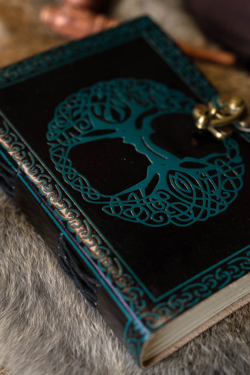 Leren boek Levensboom