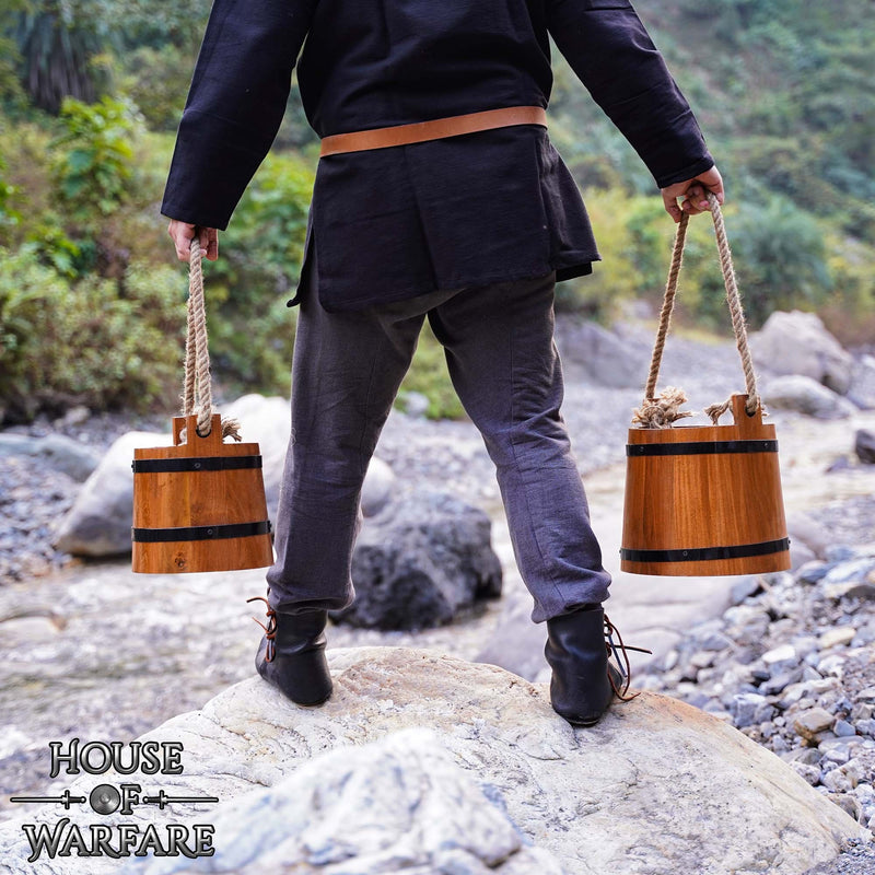 Medieval wooden bucket