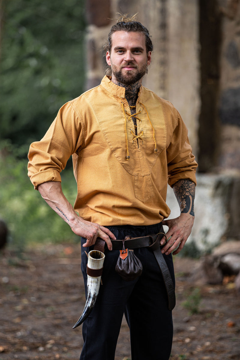 Handgeweven shirt, honing