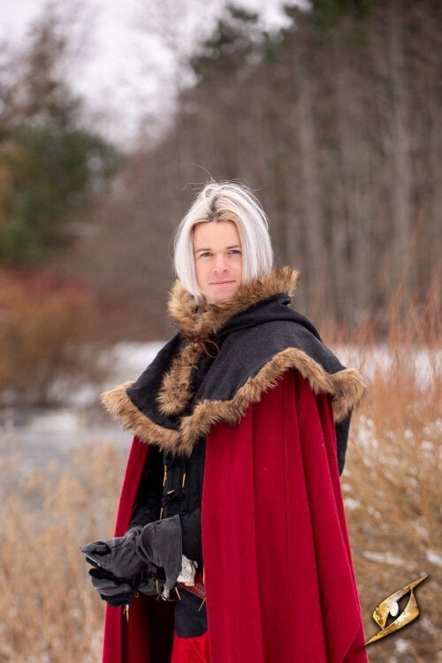 Kaproen Geralt, zwart, wolmix